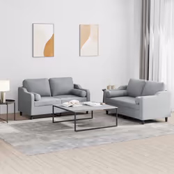VidaXL 3201818 Ensemble de meubles de salle à manger Gris