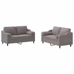 VidaXL 3201825, Taupe, mousse, Métal, Polyester, Textile, 158 cm, 77 cm, 80 cm