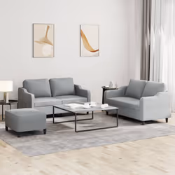 VidaXL 3201826 Ensemble de meubles de salle à manger Gris