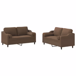VidaXL 3201829, Marron, mousse, Métal, Polyester, Textile, 158 cm, 77 cm, 80 cm