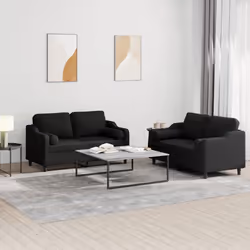 VidaXL 3201830 Ensemble de meubles de salle à manger Noir