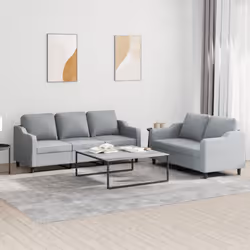 VidaXL 3201834 Ensemble de meubles de salle à manger Gris