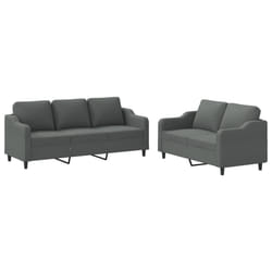 VidaXL 3201835 Ensemble de meubles de salle à manger Gris