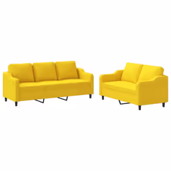 VidaXL 3201839, Jaune, mousse, Métal, Polyester, Textile, 198 cm, 77 cm, 80 cm