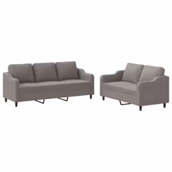 VidaXL 3201841, Taupe, mousse, Métal, Polyester, Textile, 198 cm, 77 cm, 80 cm
