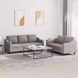 VidaXL 3201841 Ensemble de meubles de salle à manger Taupe
