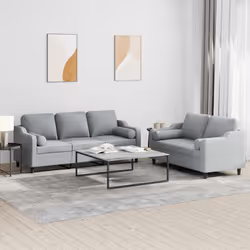 VidaXL 3201850 Ensemble de meubles de salle à manger Gris