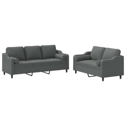VidaXL 3201851 Ensemble de meubles de salle à manger Gris