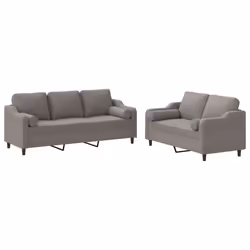 VidaXL 3201857, Taupe, mousse, Métal, Polyester, Textile, 198 cm, 77 cm, 80 cm