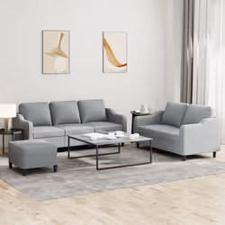 VidaXL 3201858 Ensemble de meubles de salle à manger Gris