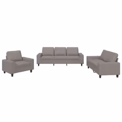 VidaXL 3201873, Taupe, mousse, Métal, Polyester, Textile, 2,14 m, 77 cm, 80 cm