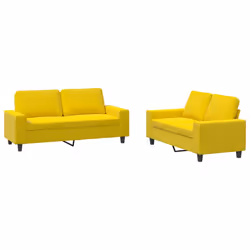 VidaXL 3201887, Jaune, mousse, Métal, Polyester, Textile, 174 cm, 77 cm, 80 cm