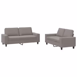 VidaXL 3201889, Taupe, mousse, Métal, Polyester, Textile, 174 cm, 77 cm, 80 cm
