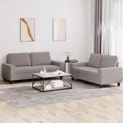 VidaXL 3201889 Ensemble de meubles de salle à manger Taupe