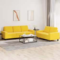 VidaXL 3201903 Ensemble de meubles de salle à manger Jaune