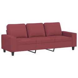 VidaXL 3201904 Ensemble de meubles de salle à manger Rouge - Vue supplémentaire 4