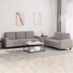 VidaXL 3201913 Ensemble de meubles de salle à manger Taupe
