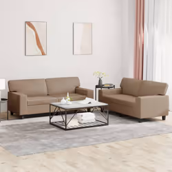 VidaXL 3201918 Ensemble de meubles de salle à manger Cappucino