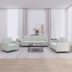 VidaXL 3201934 Ensemble de meubles de salle à manger Gris