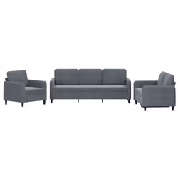 VidaXL 3201935, Gris, mousse, Métal, Polyester, Polywood, Textile, 198 cm, 77 cm, 80 cm