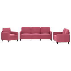 VidaXL 3201938, Rouge, mousse, Métal, Polyester, Polywood, Textile, 198 cm, 77 cm, 80 cm