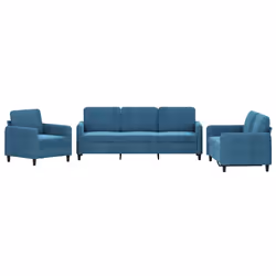 VidaXL 3201943, Bleu, mousse, Métal, Polyester, Polywood, Textile, 198 cm, 77 cm, 80 cm