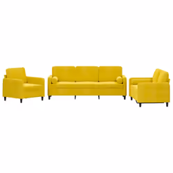 VidaXL 3201950, Jaune, mousse, Métal, Polyester, Polywood, Textile, 198 cm, 77 cm, 80 cm