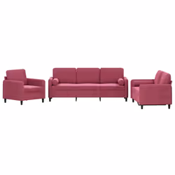 VidaXL 3201958, Rouge, mousse, Métal, Polyester, Polywood, Textile, 198 cm, 77 cm, 80 cm