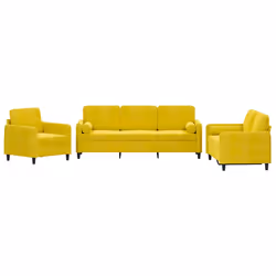VidaXL 3201960, Jaune, mousse, Métal, Polyester, Polywood, Textile, 198 cm, 77 cm, 80 cm