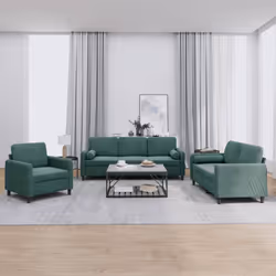 VidaXL 3201966 Ensemble de meubles de salle à manger Vert - Vue supplémentaire 2