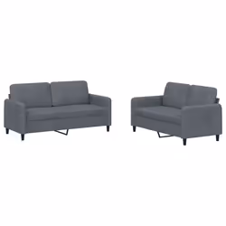 VidaXL 3201975, Gris, mousse, Métal, Polyester, Polywood, Textile, 158 cm, 77 cm, 80 cm