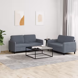 VidaXL 3201975 Ensemble de meubles de salle à manger Gris