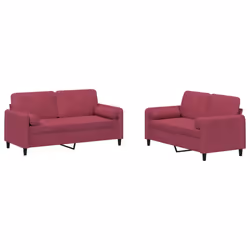 VidaXL 3201978, Rouge, mousse, Métal, Polyester, Polywood, Textile, 158 cm, 77 cm, 80 cm