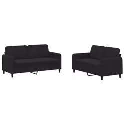 VidaXL 3201979, Noir, mousse, Métal, Polyester, Polywood, Textile, 158 cm, 77 cm, 80 cm