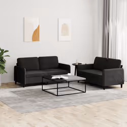 VidaXL 3201979 Ensemble de meubles de salle à manger Noir