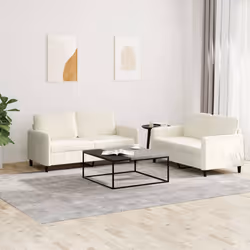 VidaXL 3201982 Ensemble de meubles de salle à manger Crème