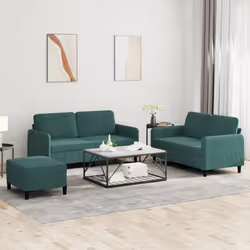 VidaXL 3201986 Ensemble de meubles de salle à manger Vert