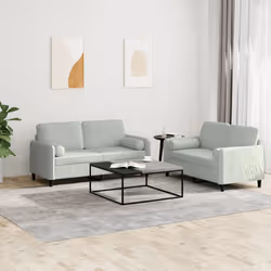 VidaXL 3201994 Ensemble de meubles de salle à manger Gris