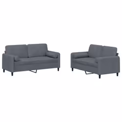VidaXL 3201995, Gris, mousse, Métal, Polyester, Polywood, Textile, 158 cm, 77 cm, 80 cm