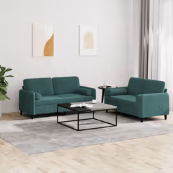 VidaXL 3201996 Ensemble de meubles de salle à manger Vert