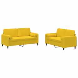 VidaXL 3202000, Jaune, mousse, Métal, Polyester, Polywood, Textile, 158 cm, 77 cm, 80 cm