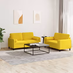 VidaXL 3202000 Ensemble de meubles de salle à manger Jaune