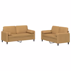 VidaXL 3202001, Marron, mousse, Métal, Polyester, Polywood, Textile, 158 cm, 77 cm, 80 cm