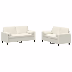 VidaXL 3202002, Crème, mousse, Métal, Polyester, Polywood, Textile, 158 cm, 77 cm, 80 cm