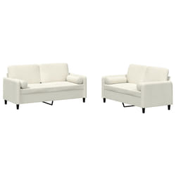 VidaXL 3202002 Ensemble de meubles de salle à manger Crème