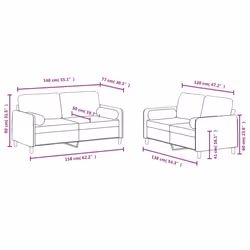 VidaXL 3202002 Ensemble de meubles de salle à manger Crème - Vue supplémentaire 7