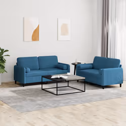 VidaXL 3202003 Ensemble de meubles de salle à manger Bleu