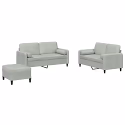 VidaXL 3202004, Gris, mousse, Métal, Polyester, Polywood, Textile, 158 cm, 77 cm, 80 cm