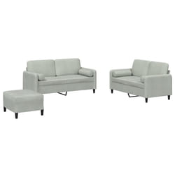 VidaXL 3202004 Ensemble de meubles de salle à manger Gris