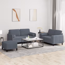 VidaXL 3202005 Ensemble de meubles de salle à manger Gris